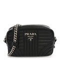 Soft Calfskin Diagramme Camera Bag Black