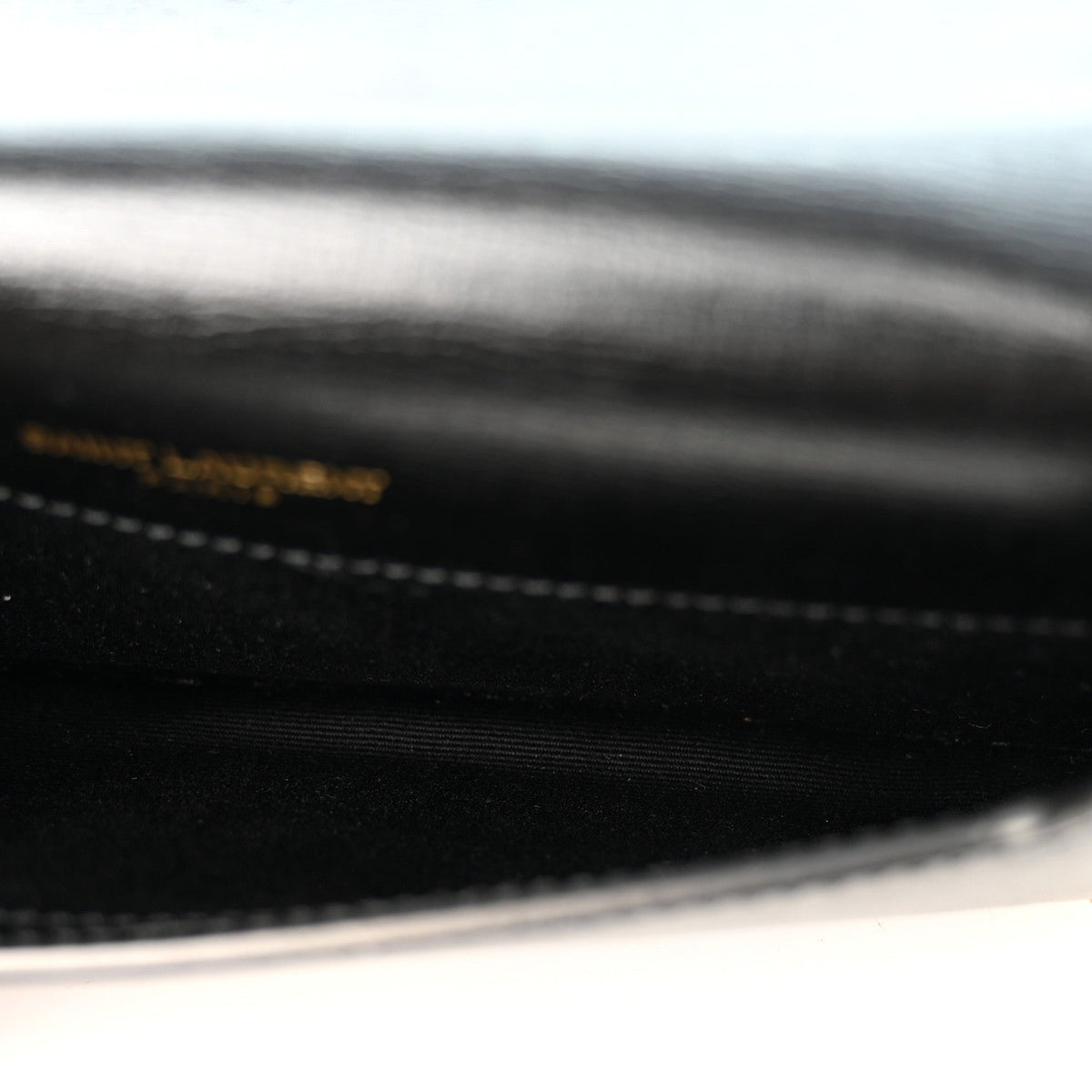 Grained Calfskin Monogram Phone Holder Crossbody Black