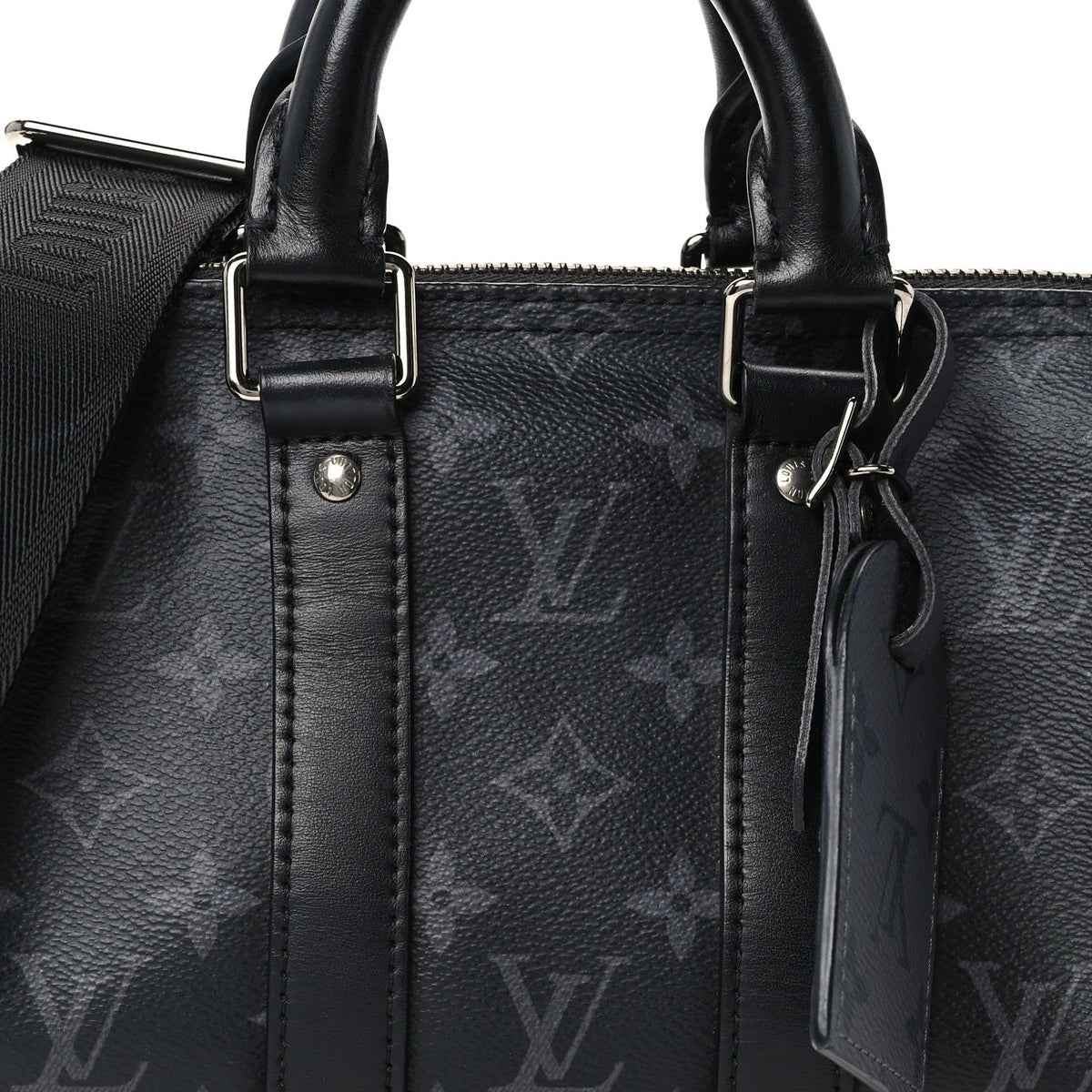 Reverse Monogram Eclipse Keepall Bandouliere 25 Black