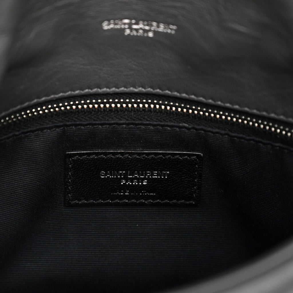 Lambskin Quilted Toy Loulou Puffer Monogram Chain Satchel Storm