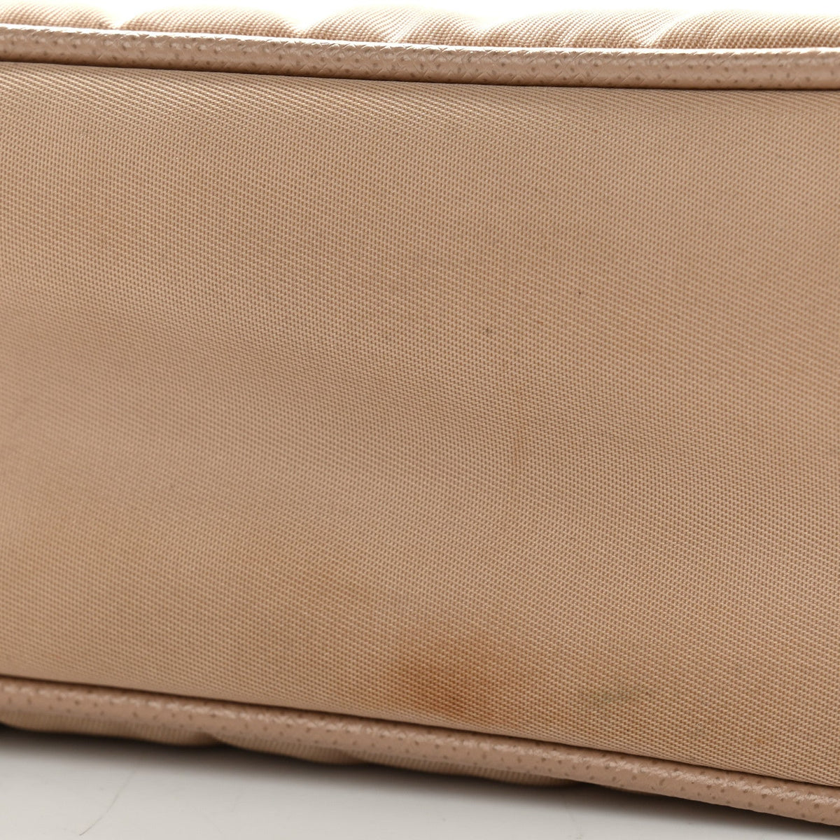 Re-Nylon Saffiano Mini Re-Edition 2005 Bag Cammeo