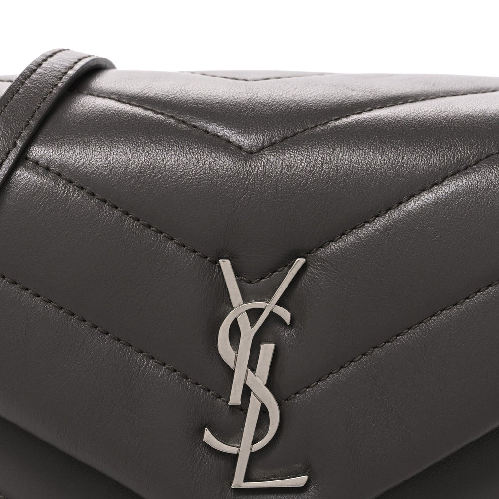 Calfskin Y Quilted Monogram Toy Loulou Crossbody Bag Earth