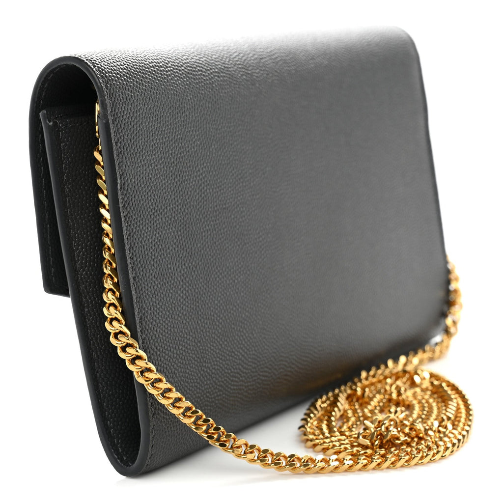 Grain De Poudre Uptown Chain Wallet Pebble