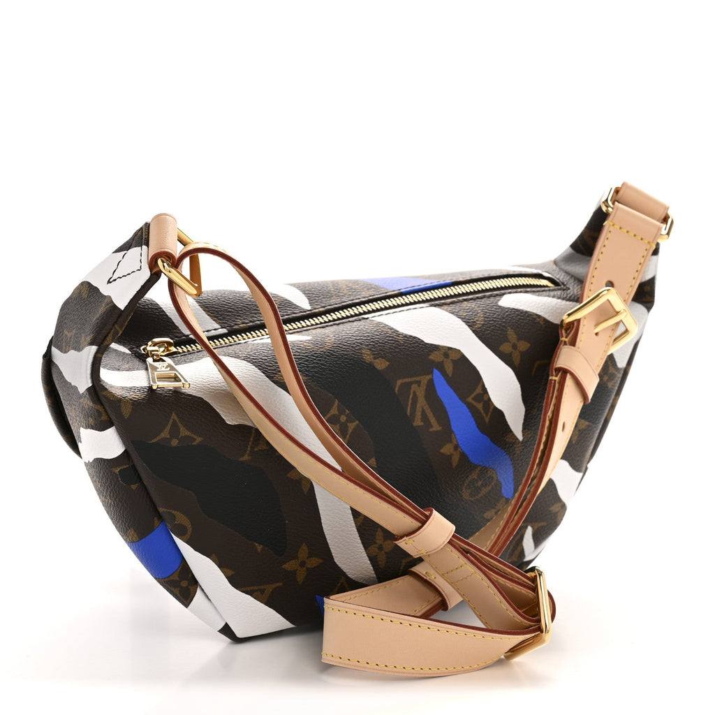 x LOL Monogram Bumbag Blue Silver