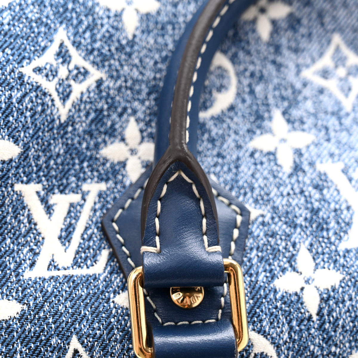 Monogram Jacquard Denim Speedy Bandouliere 25 Bleu