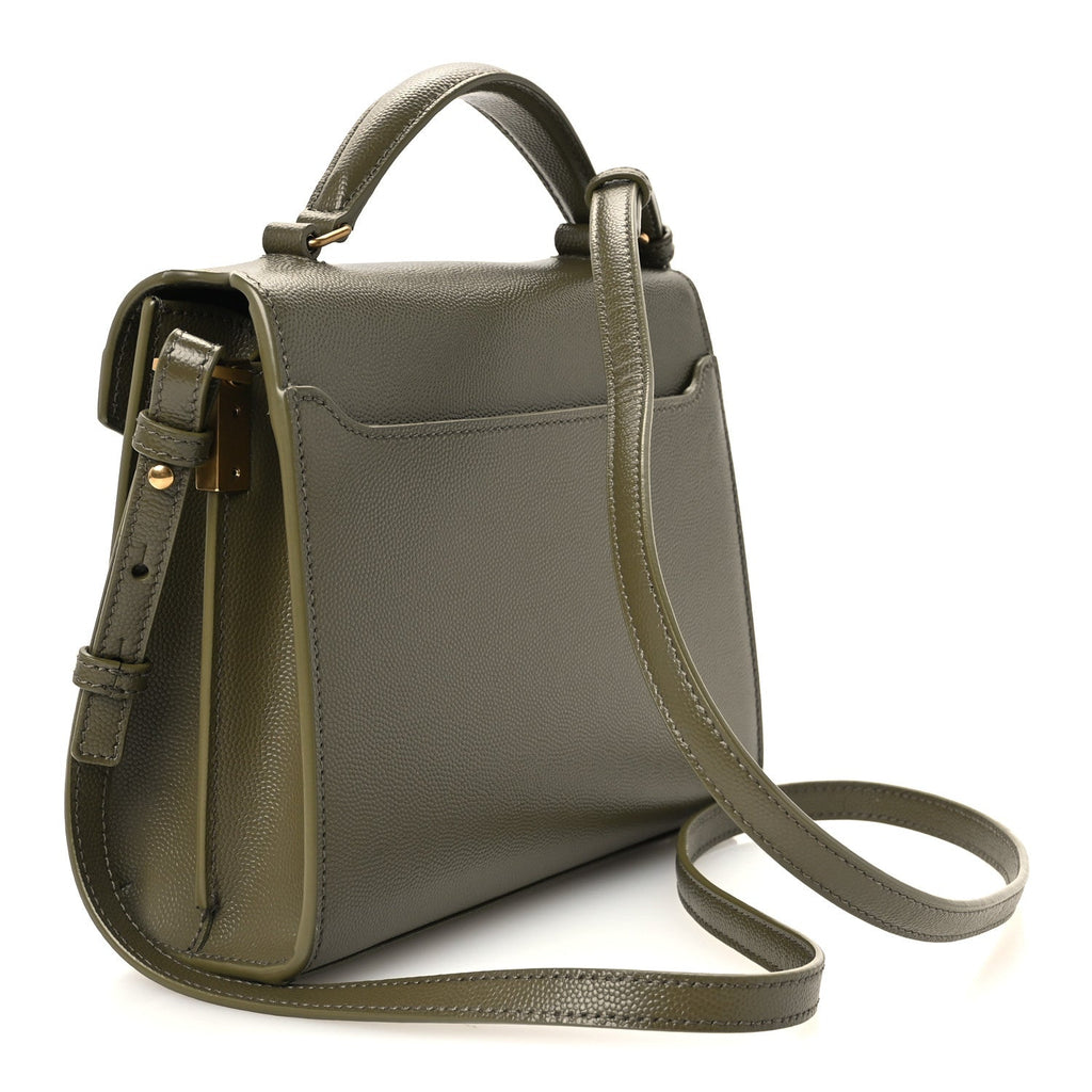 Grain de Poudre Mini Classic Monogram Cassandra Top Handle Olive