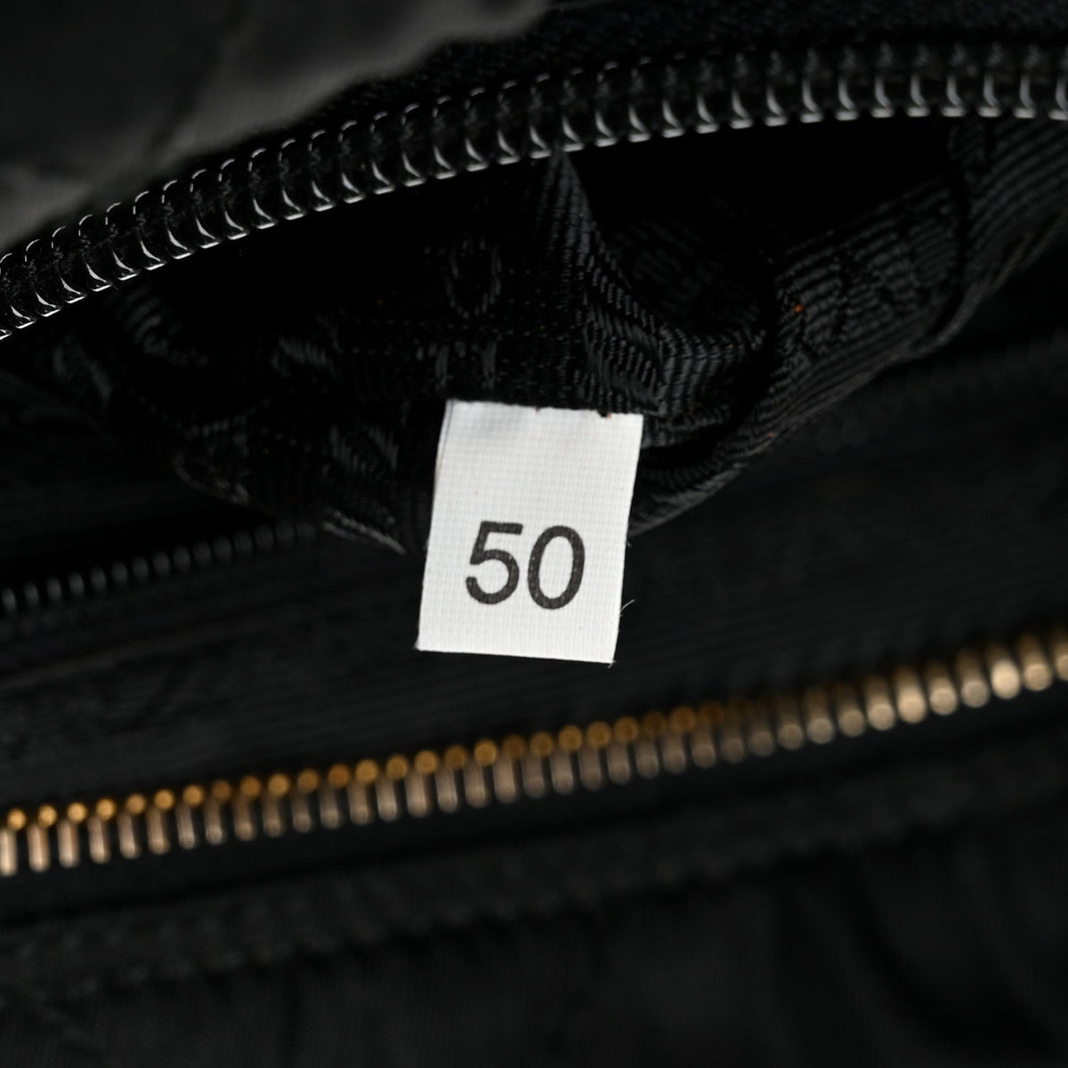 Nylon Tessuto Impuntu Quilted Tote Black