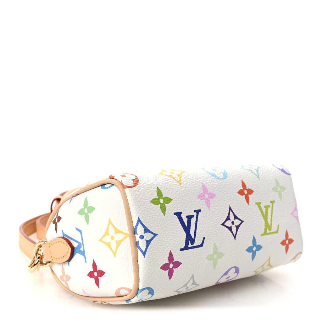 LV X TM Monogram Multicolor Nano Speedy White