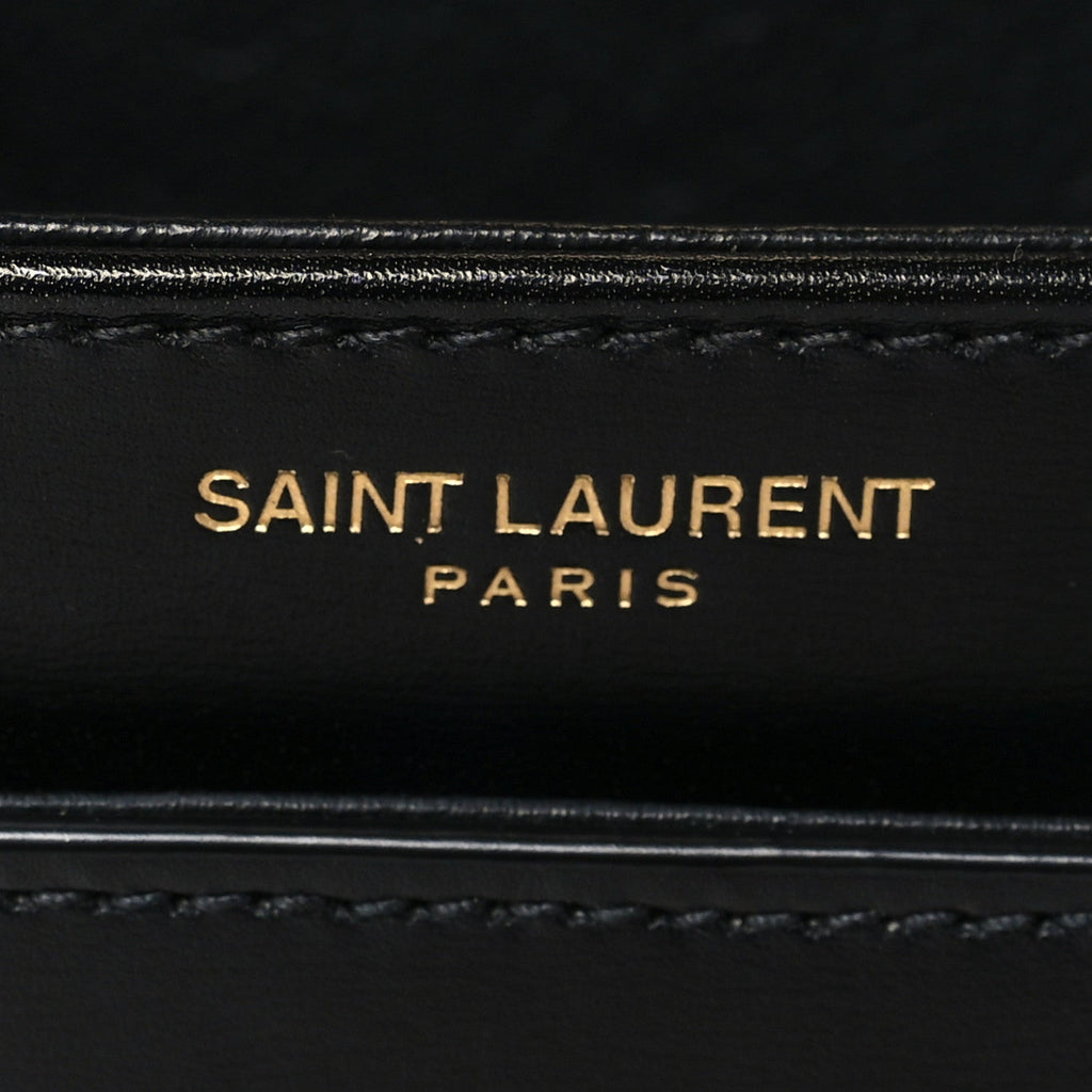 Smooth Calfskin Small Solferino Satchel Black