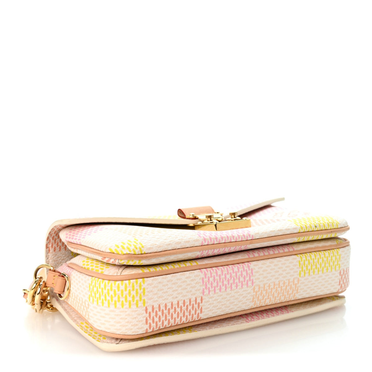 Damier Giant Pochette Metis East West Peach