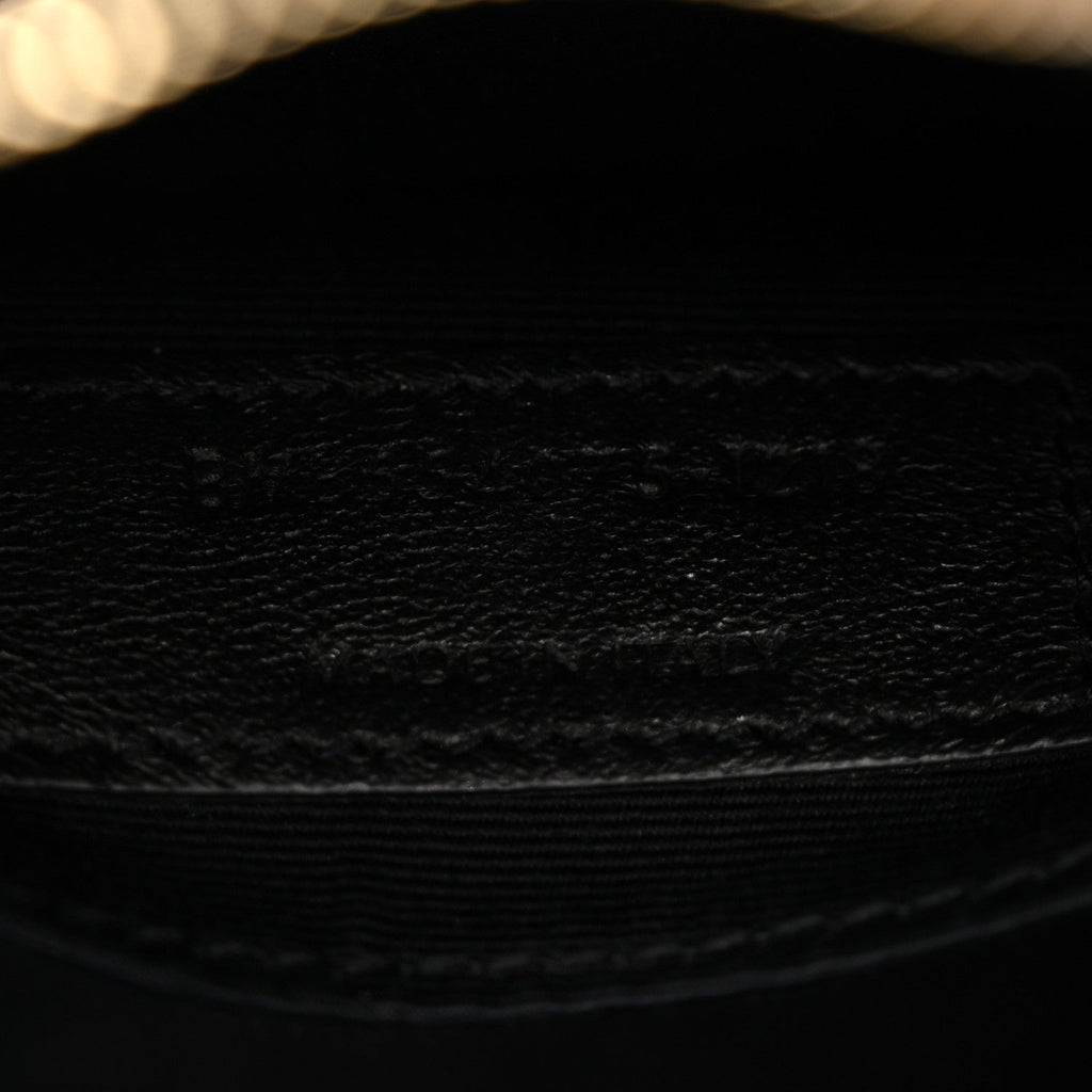 Patent Matelasse Monogram Toy Vicky Camera Bag Black