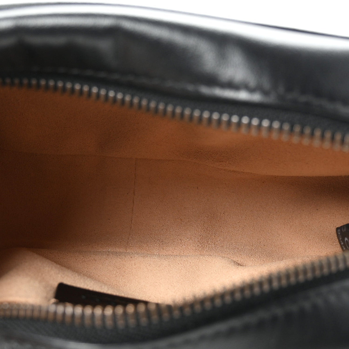 Calfskin Matelasse Mini GG Marmont Chain Shoulder Bag Black