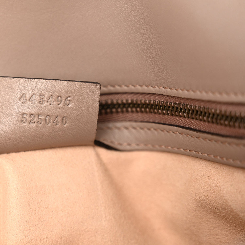 Calfskin Matelasse Medium GG Marmont Shoulder Bag Porcelain Rose
