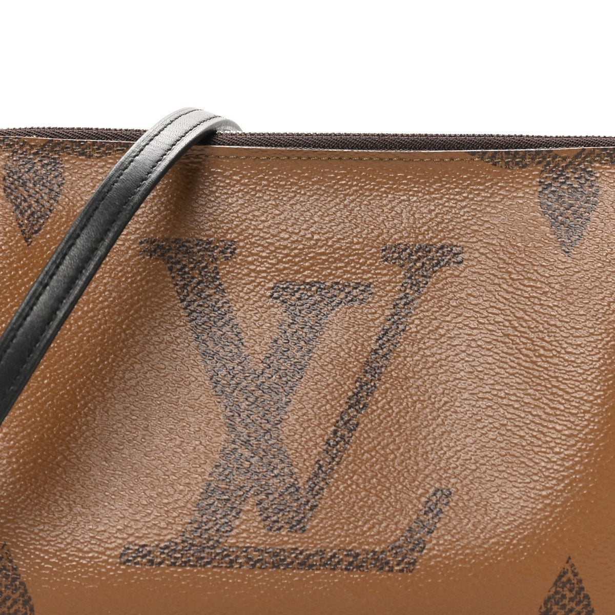 Reverse Monogram Giant Double Zip Pochette