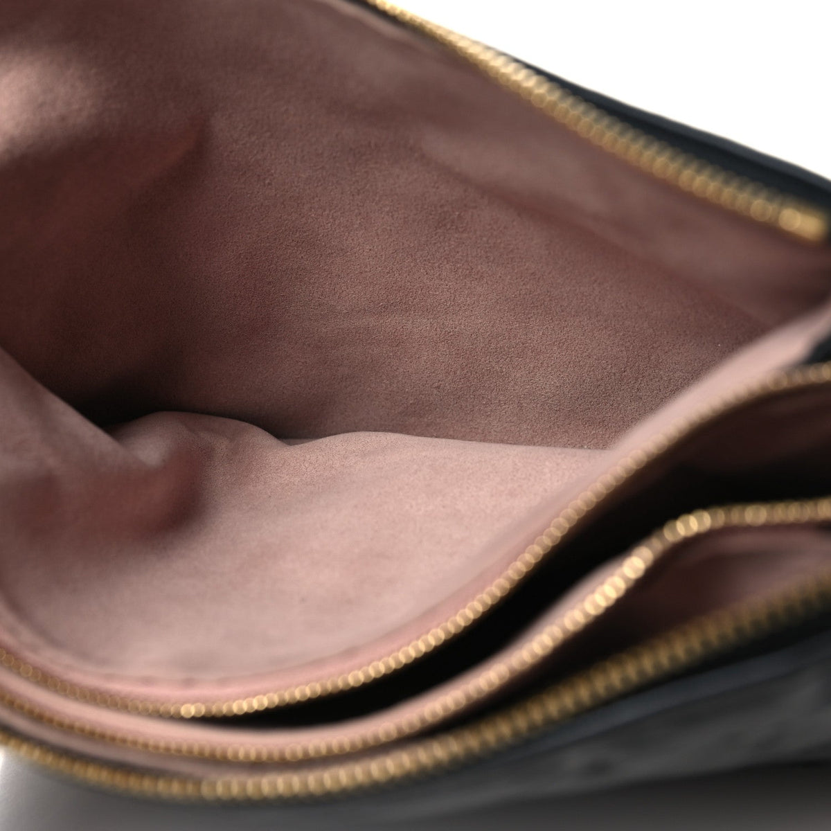 Lambskin Embossed Monogram Coussin PM Black