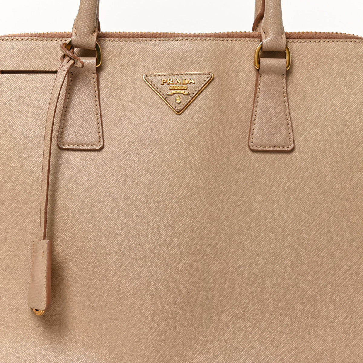 Saffiano Lux Large Promenade Tote Cammeo