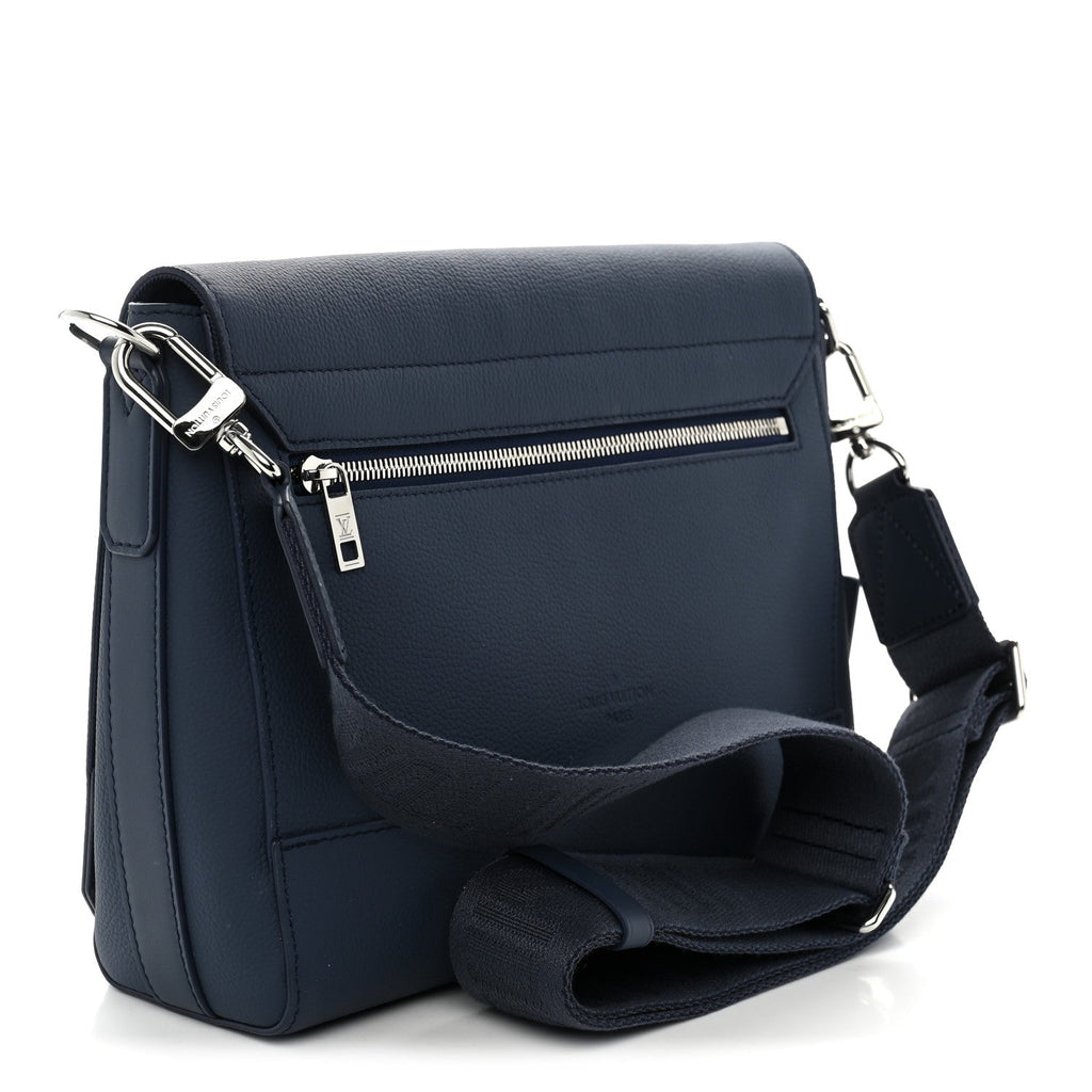 Calfskin Aerogram Takeoff Messenger Blue
