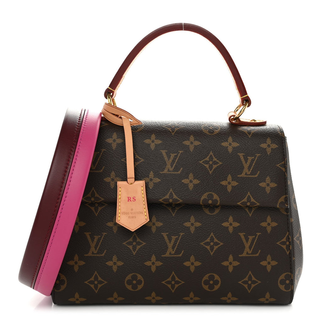 Monogram Cluny BB Bordeaux Fuchsia