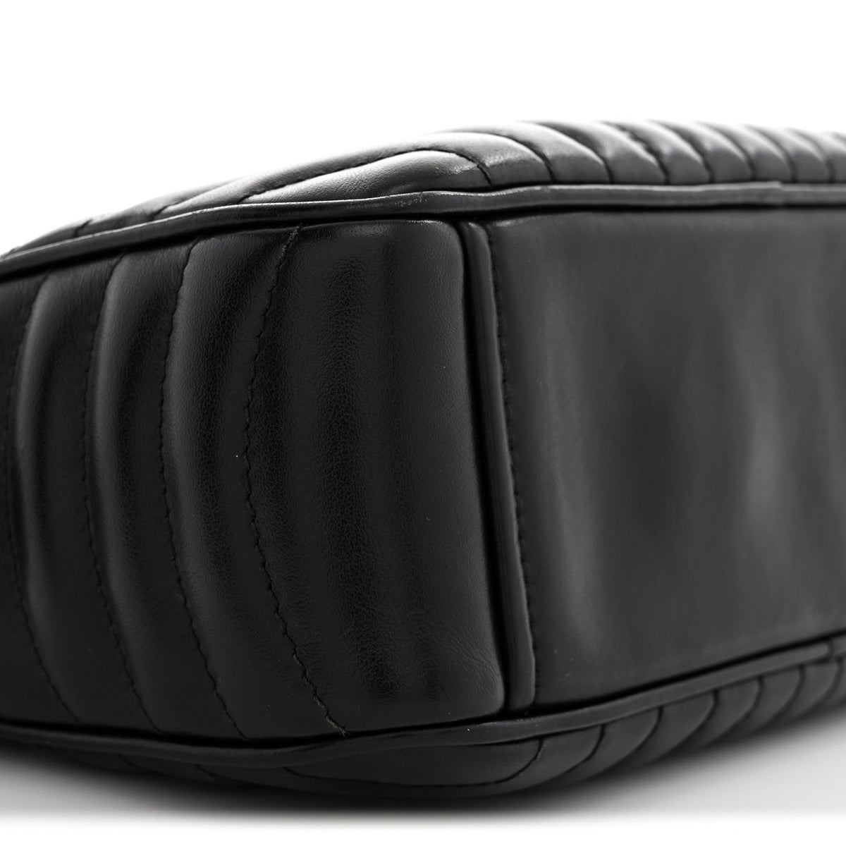 Soft Calfskin Diagramme Camera Bag Black