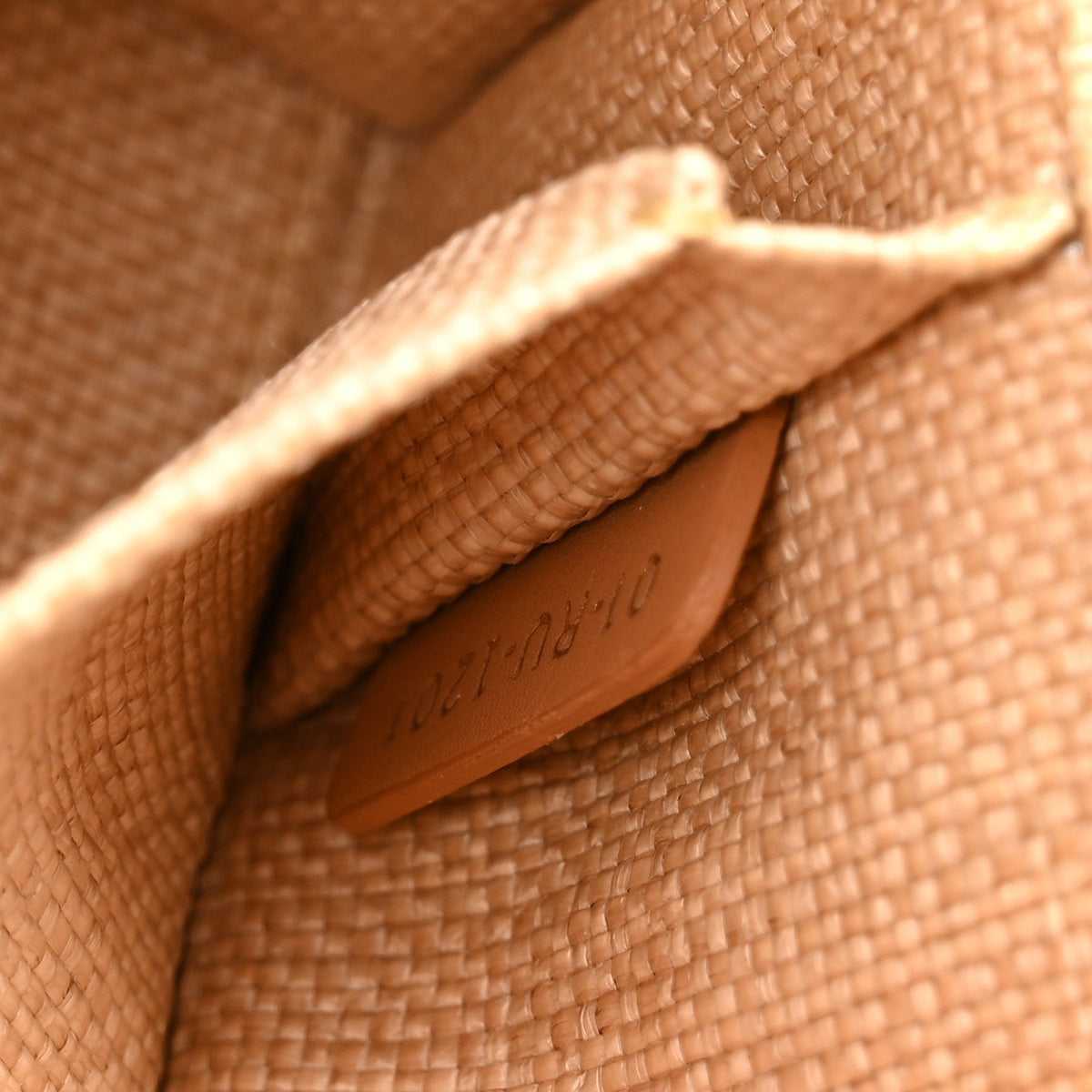 Raffia Macro Cannage Lady D-Joy Natural