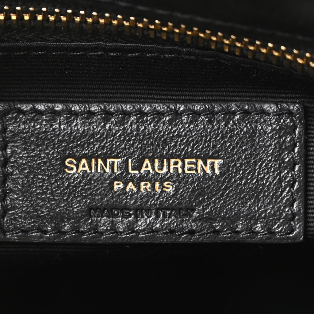 Calfskin Y Quilted Monogram Medium Loulou Chain Satchel Crema Soft