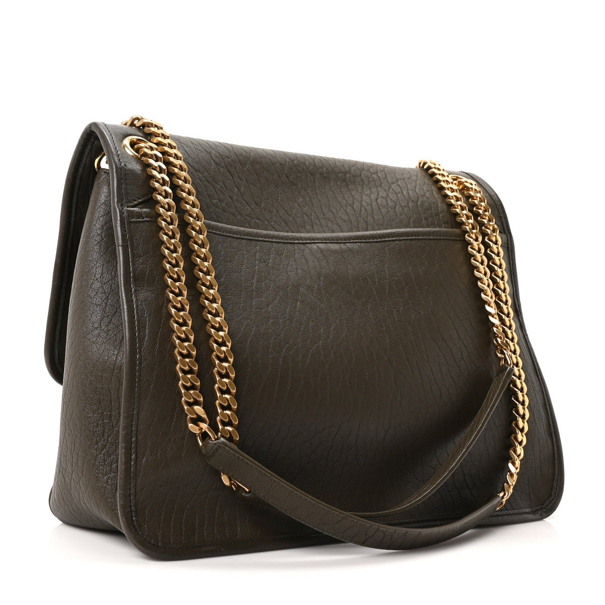 Grained Lambskin Monogram Large Niki Chain Satchel Light Musk