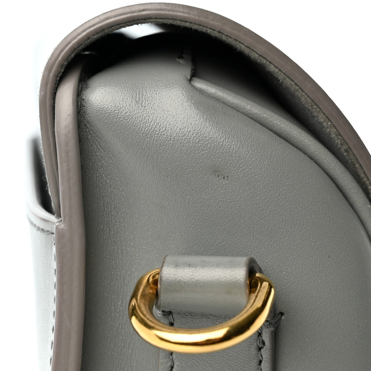 Box Calfskin Medium Bobby Flap Gray