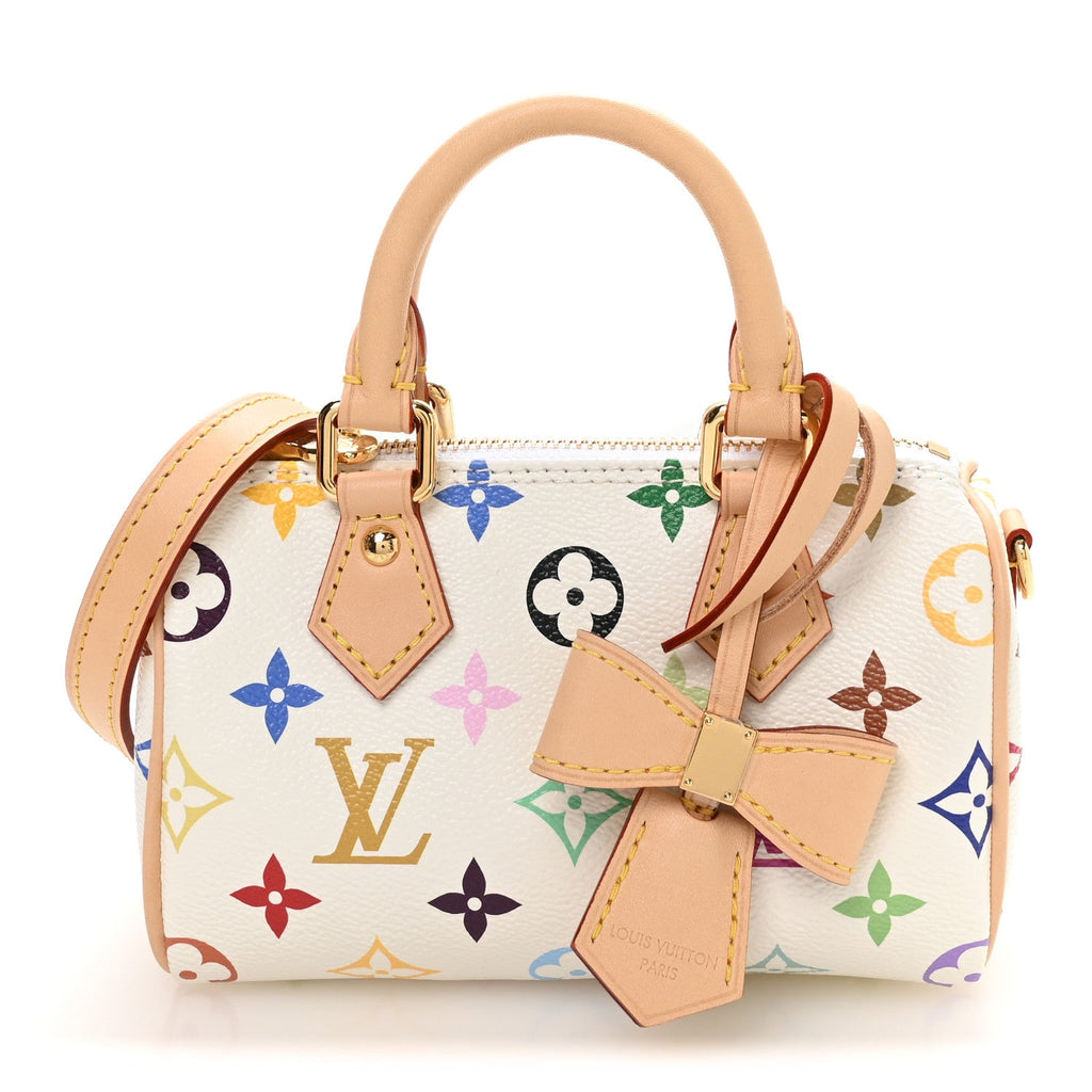 LV X TM Monogram Multicolor Nano Speedy White