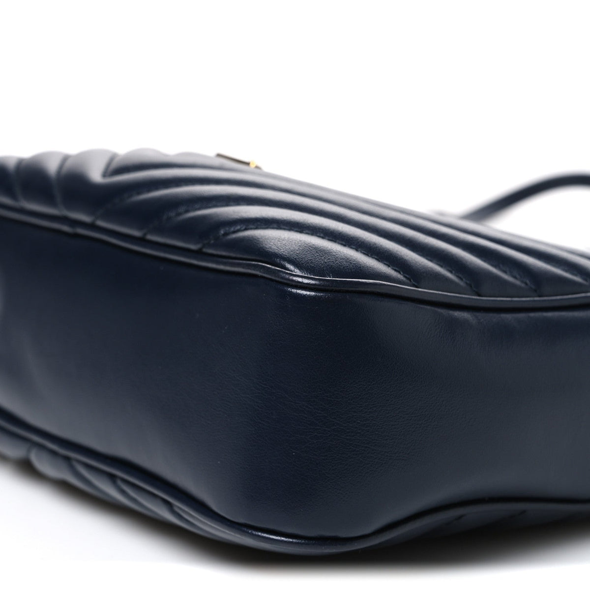 Calfskin Matelasse Monogram Lou Camera Bag Deep Marine