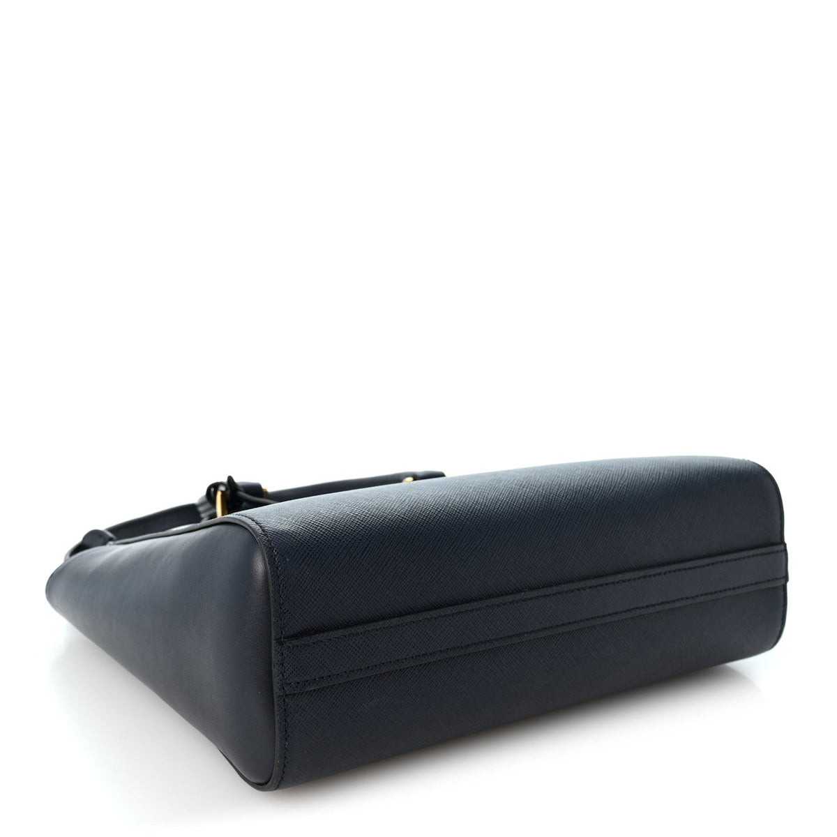 Saffiano Soft Calfskin Small Zippered Tote Baltico
