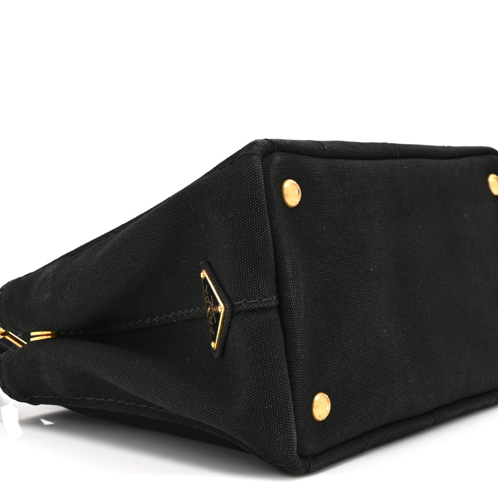 Canapa Small Logo Tote Black