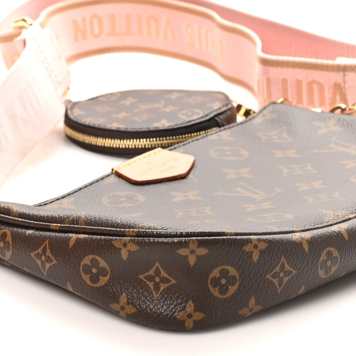 Monogram Multi Pochette Accessories Large Pochette Rose Clair