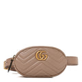 Calfskin Matelasse GG Marmont Belt Bag 75 30 Porcelain Rose