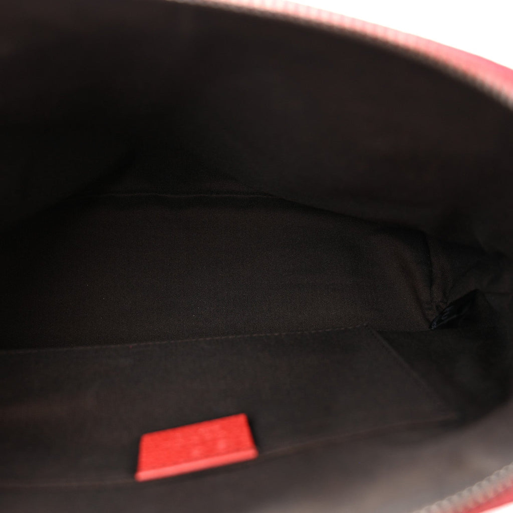 Calfskin Mini Dome Bag Sporting Red