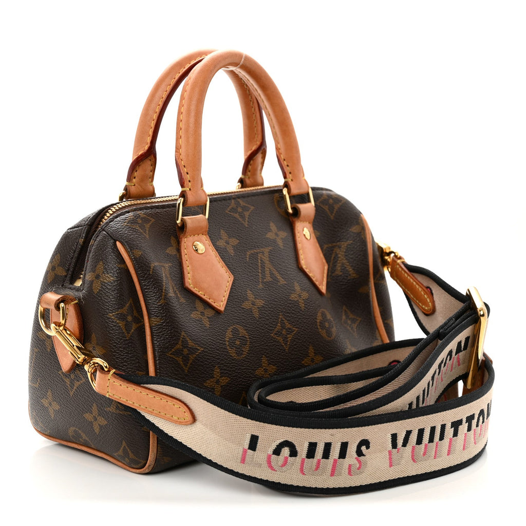 Monogram Speedy Bandouliere 20 Black