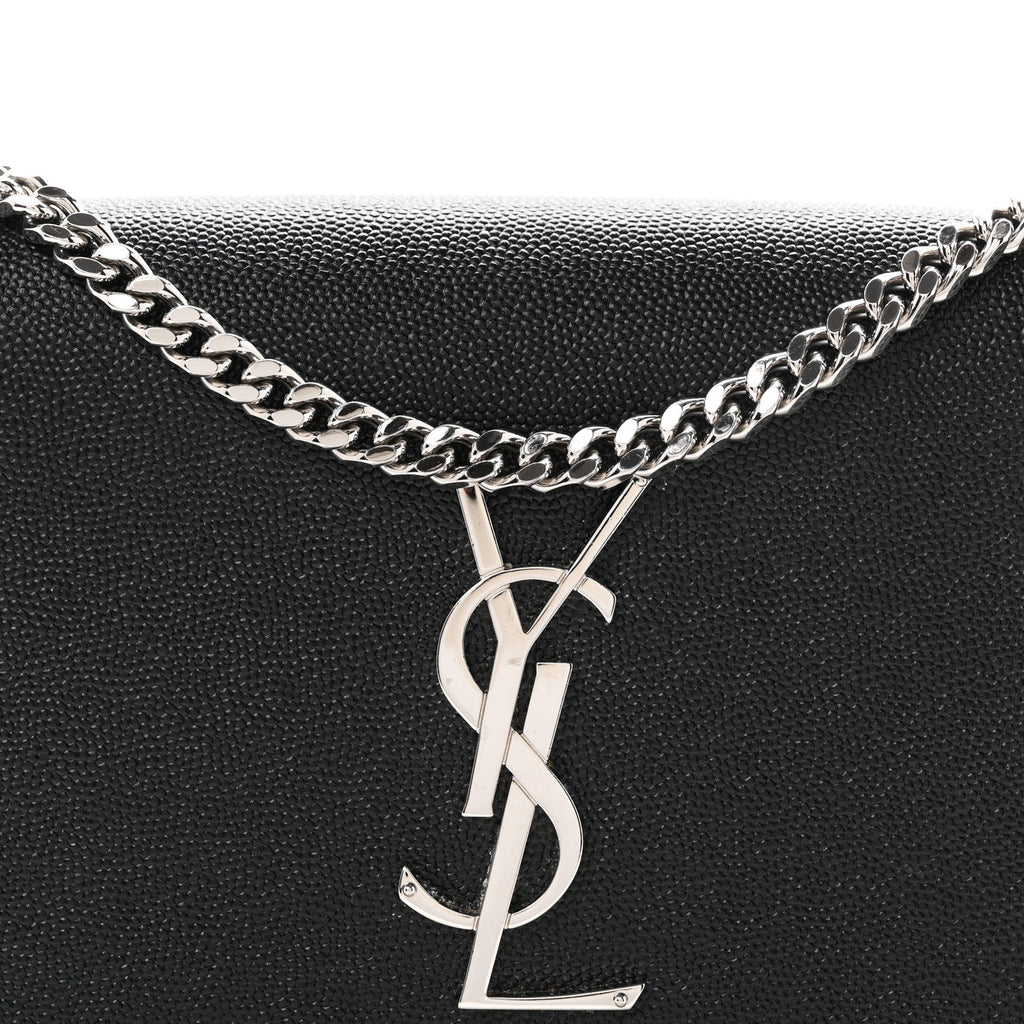 Grain De Poudre Small Monogram Kate Satchel Black