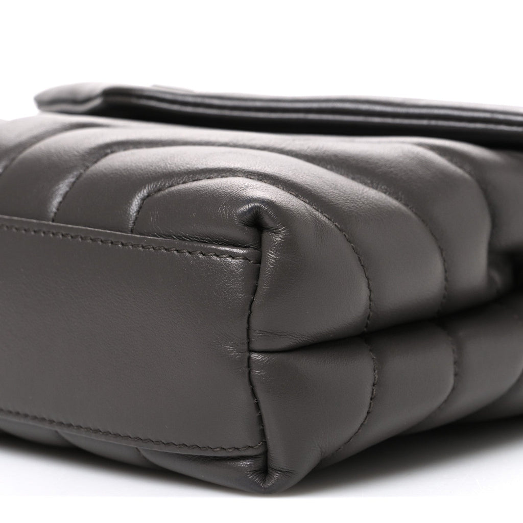 Calfskin Y Quilted Monogram Toy Loulou Crossbody Bag Earth