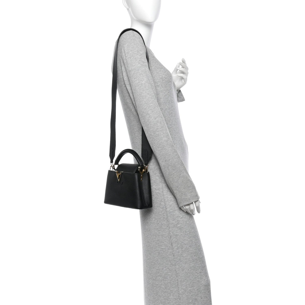 Taurillon Mini Capucines Black