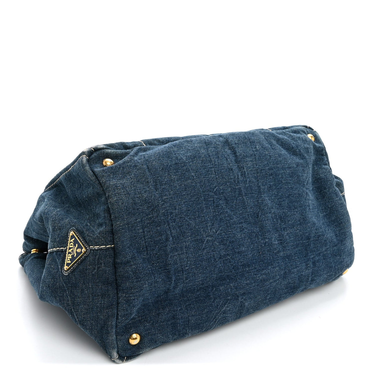 Denim Canapa Logo Tote Avio