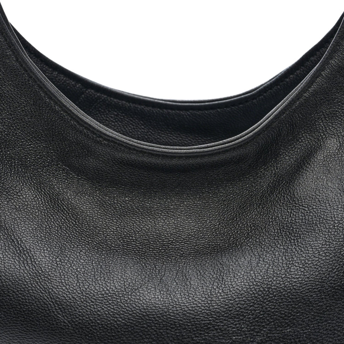 Nappa Mini Triangle Hobo Black
