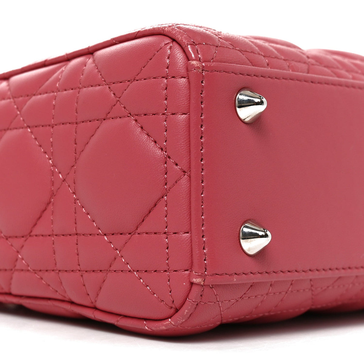 Lambskin Cannage Small My ABCDior Lady Dior Pink