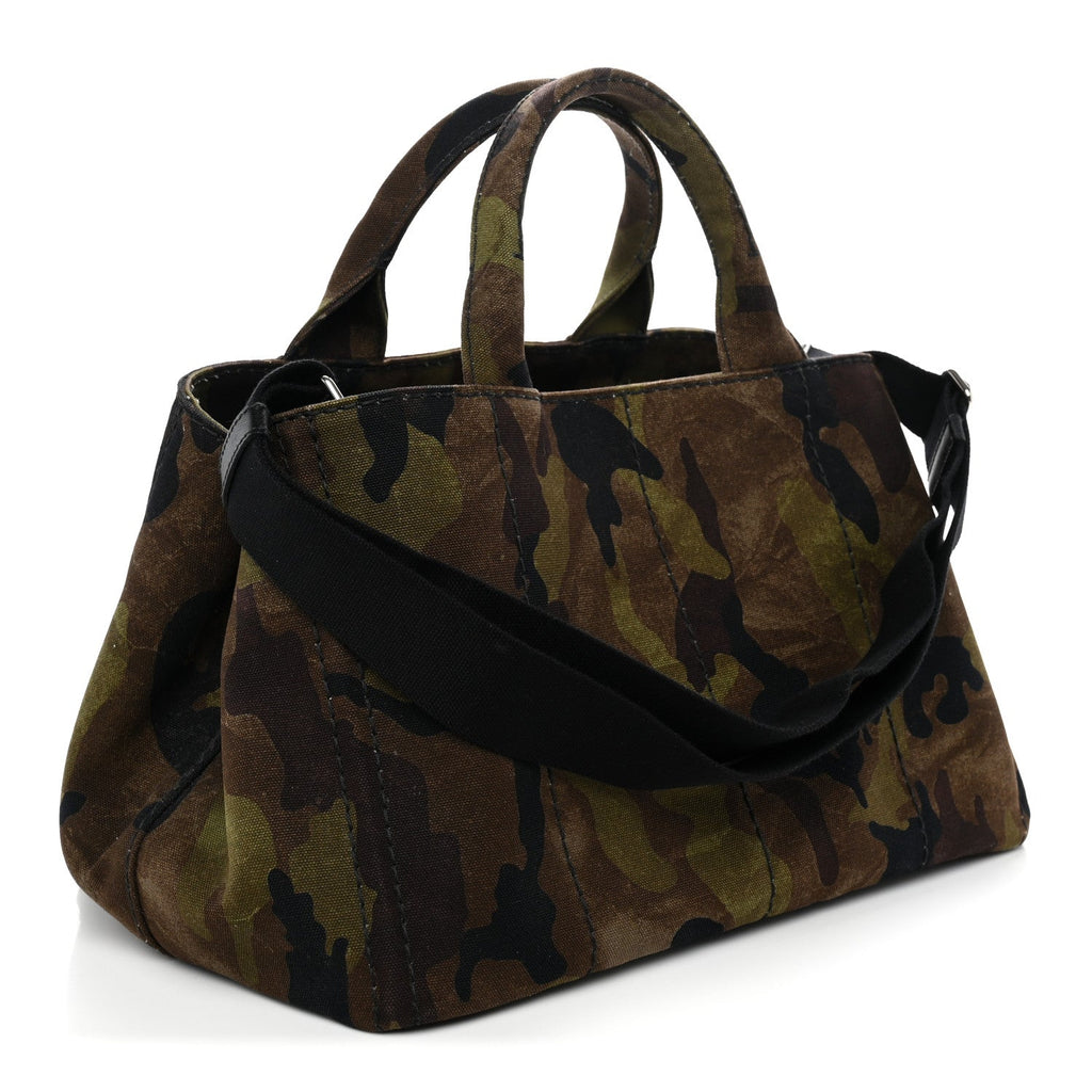 Canapa Camouflage Logo Tote Mimetico