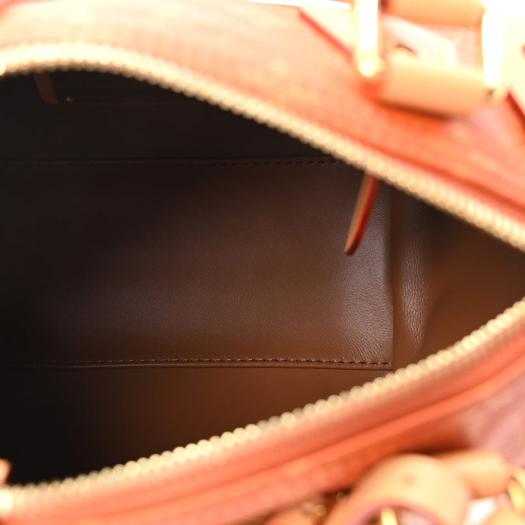 Calfskin Monogram Speedy P9 Bandouliere 20 Ochre