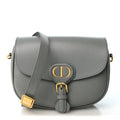 Box Calfskin Medium Bobby Flap Gray