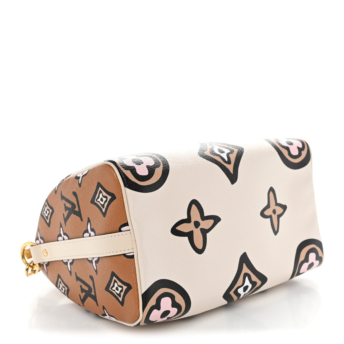 Monogram Giant Wild At Heart Speedy Bandouliere 25 Creme