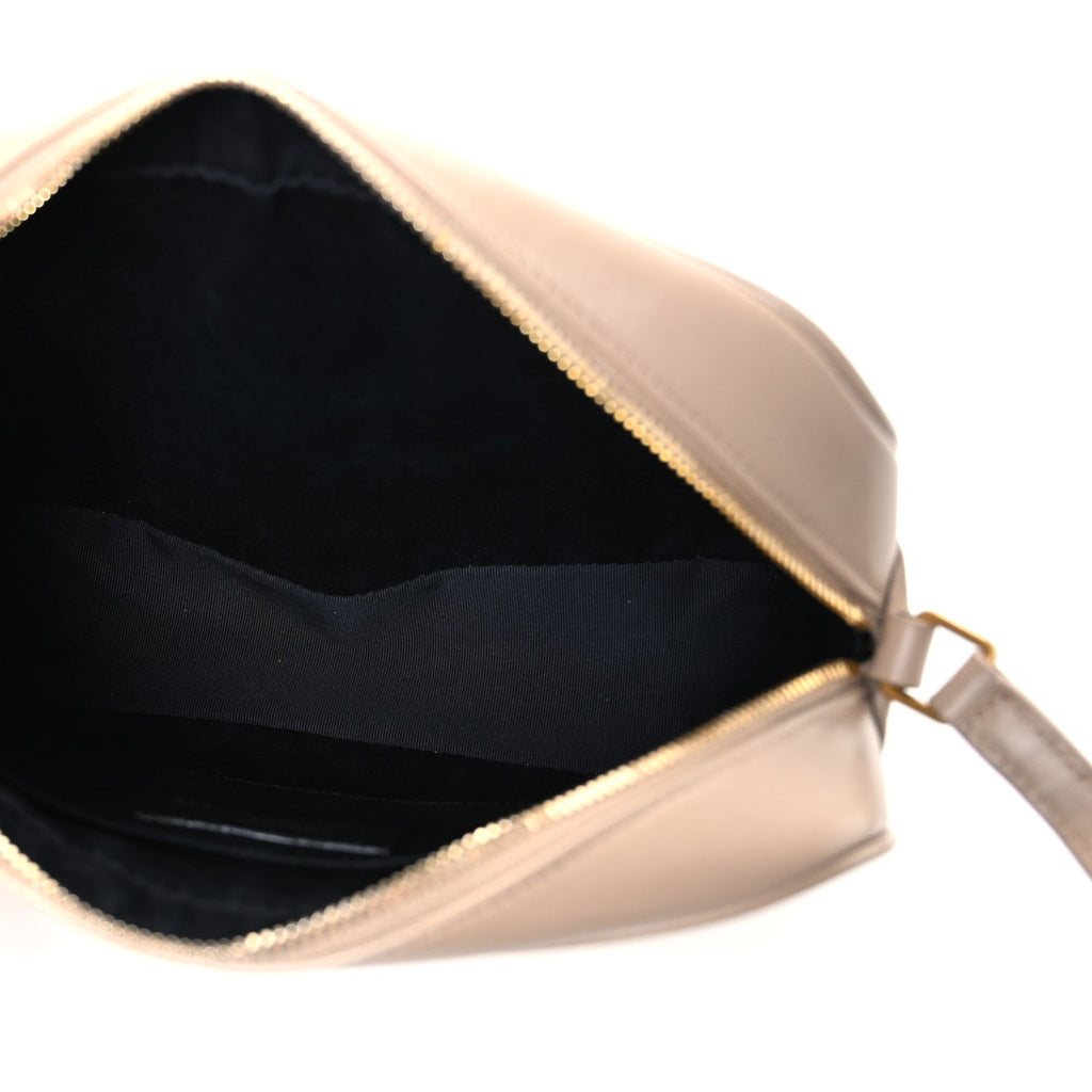 Calfskin Matelasse Monogram Lou Camera Bag Dark Beige