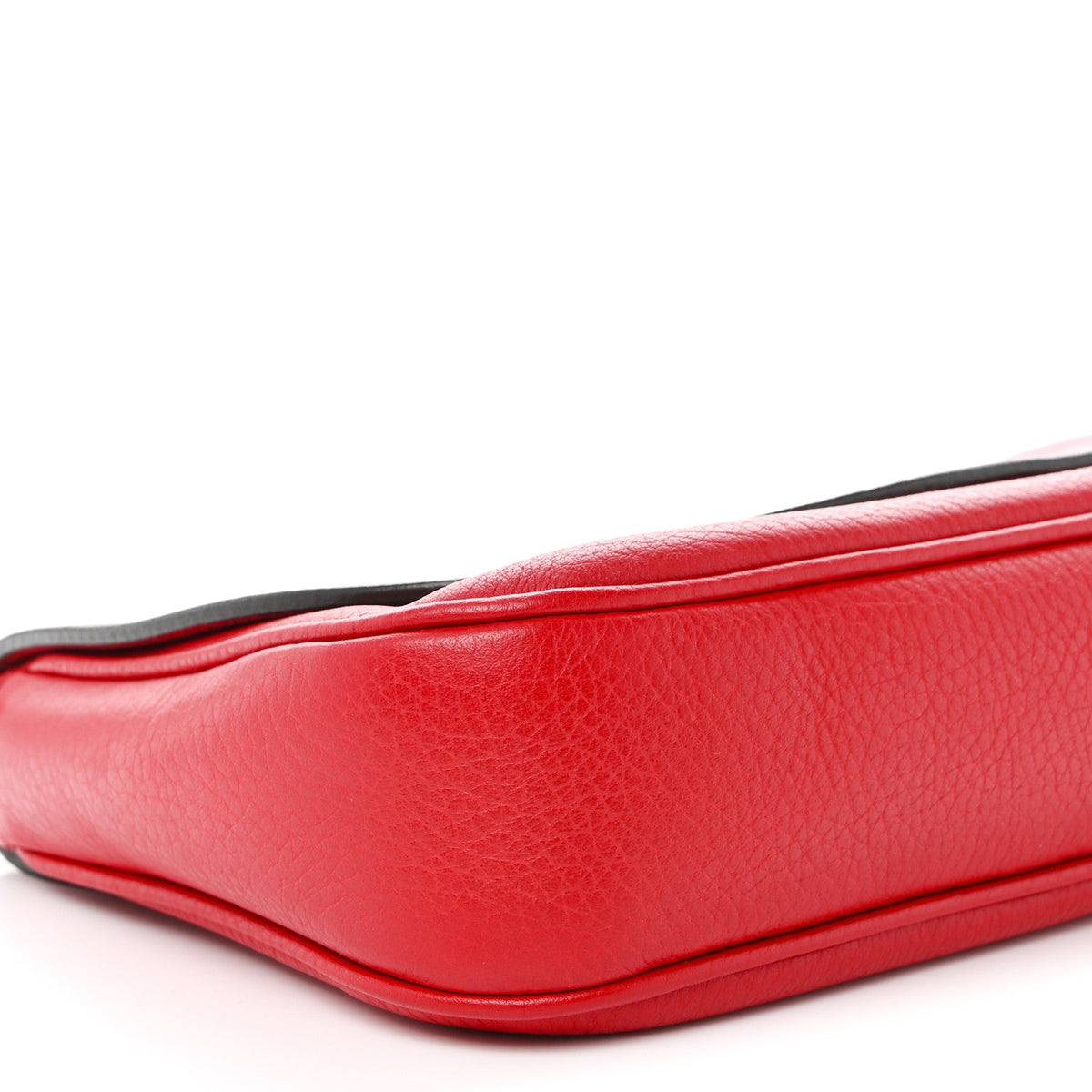 Pebbled Calfskin Medium Soho Flap Crossbody Tabasco Red