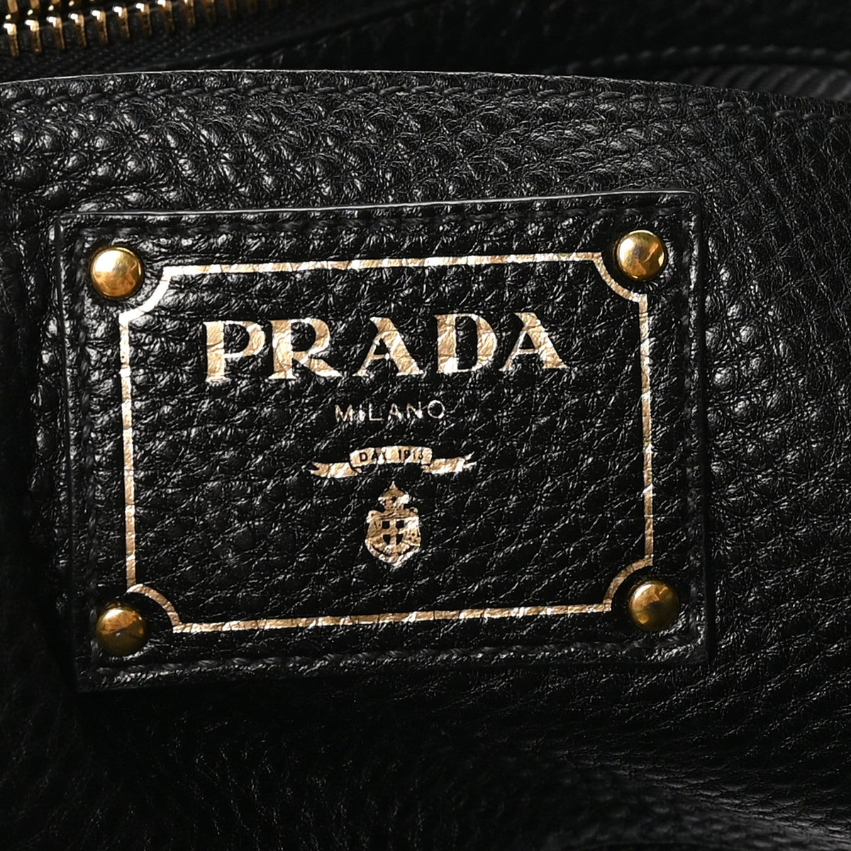 Vitello Daino Tote Black