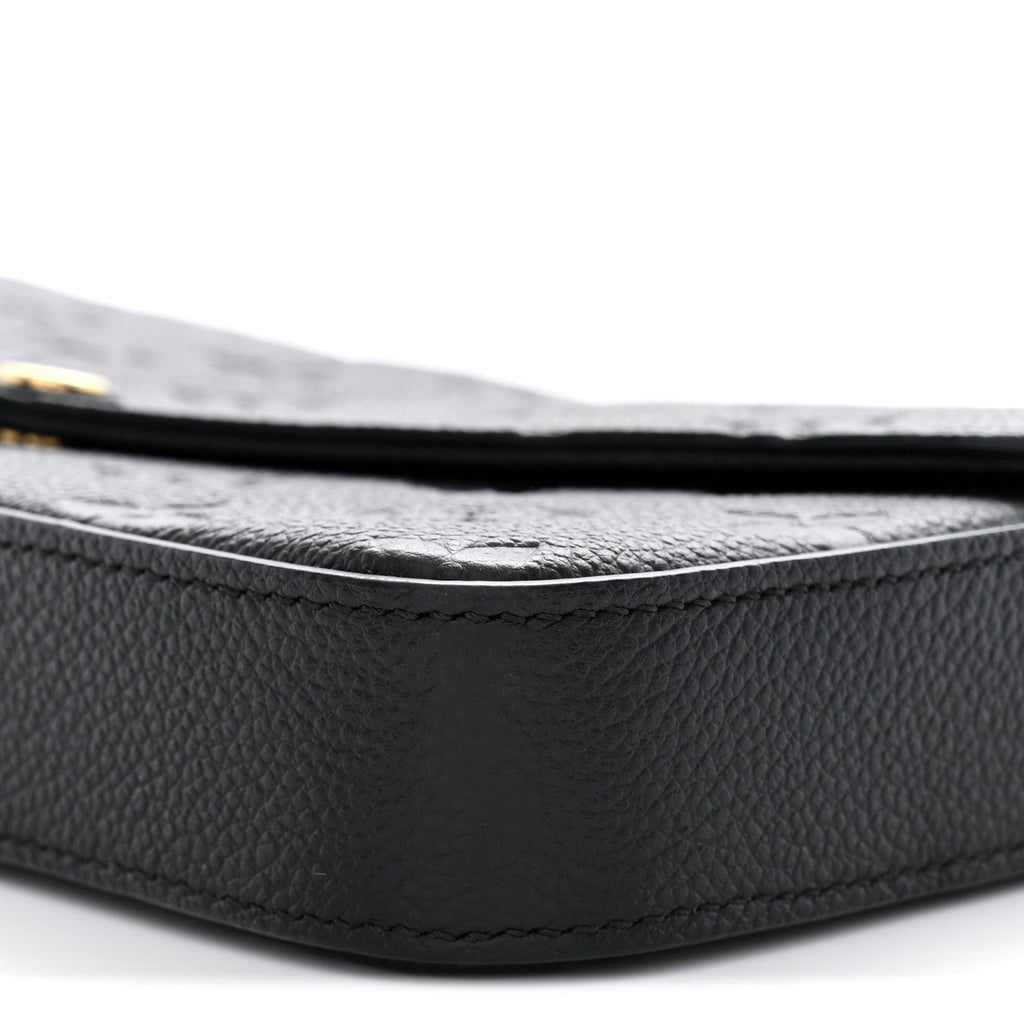Empreinte Pochette Felicie Chain Wallet Black