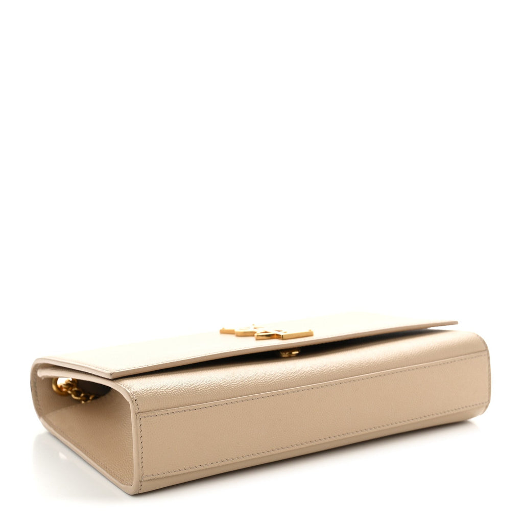 Grain De Poudre Medium Monogram Kate Satchel Dark Beige